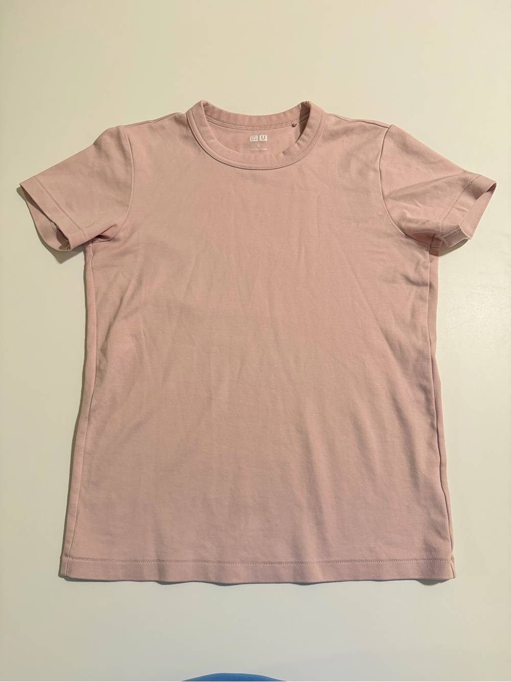 Uniqlo Light Pink 100% Cotton T-Shirt